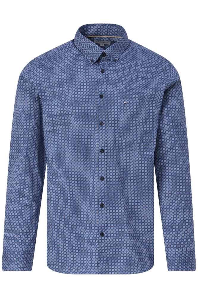 RANGER OVERHEMD 099198 001 3866 MEDIEVAL BLUE DESSIN